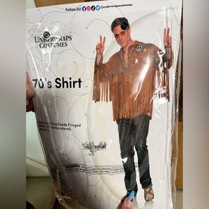 Underwraps Costumes 70's Fringe Shirt